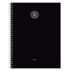 Caderno Univ 1mat 80fls Fluormix Preto Foroni