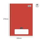 Caderno Univ. Brochura Linha C/D 48 Fls Vermelho - Tilibra