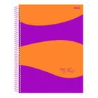 Caderno universitario 10 materias 160 folhas my honey cd