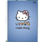 Caderno universitário 10 matérias Hello Kitty Azul Jandaia