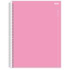 Caderno universitario 10m cd 160f colors rosa sao domingos 10203