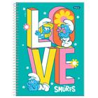 Caderno Universitário 1x1 80 Fls C.D. Foroni - Smurfs 2