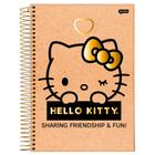 Caderno Universitário 1x1 80 Fls C.D. Jandaia - Hello Kitty Kraft 4