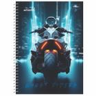 Caderno Universitário 400 Folhas 20 Matérias Motorcycles - TROPPO