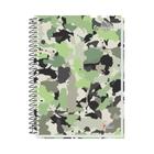 Caderno Universitário Camuflagem 15M 240F capa dura -Tamoio