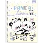 Caderno Universitário Capa Dura 1x1 80 Folhas Panda - Spiral