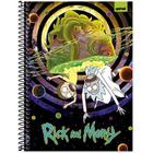 Caderno Universitário Capa Dura 1x1 80 Folhas Rick & Morty