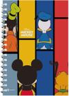 Caderno Universitário Capa Dura Donald Pateta e Mickey