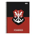 Caderno Universitário Capa Dura Flamengo 10 Matérias Foroni