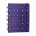 Caderno Universitario Cicero Bossa Nova Pontos Azul 160 Folhas