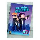 Caderno Universitário Espiral - 80 folhas - JP Plays: Escola