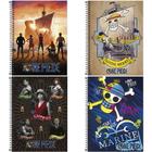 Caderno Universitário Espiral One Piece Netflix Sortido 10 Matérias 160 Folhas Ref.349691 Tilibra