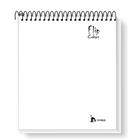 Caderno Universitário Flip 10x1 160 fls C.D. Tamoio - Colors Branco