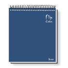 Caderno Universitário Flip 1x1 80 fls C.D. Tamoio - Colors Azul