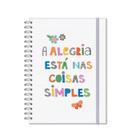 Caderno Universitário Frases Coloridas 96f 200x275mm Fina Ideia