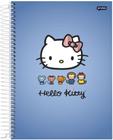 Caderno Universitário Hello Kitty Azul 1 Mat. Jandaia