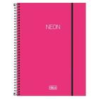 Caderno Universitário Neon Pink 1 Matéria Tilibra