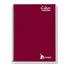 Caderno Universitário Tamoio Espiral 96fls Neutro Vinho