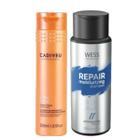 Cadiveu Cond. Nutri Glow 250ml + Wess Repair Shampoo 250ml