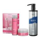 Cadiveu Kit Home Care Glamour + Wess Nano Passo 1 - 500ml