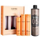 Cadiveu Kit Home Care Nutri Glow + Wess OX 5 Volumes 900ml