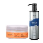 Cadiveu Mask Bye Bye Frizz 200ml + Wess Nano Passo 2 - 500ml