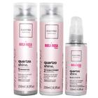Cadiveu Professional Quartzo Shine by Boca Rosa Hair - Kit Shampoo + Condicionador + Leave-in