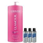 Cadiveu Shampoo Rubi Glamour 3L + Kit Wess Nano Selagem 50ml