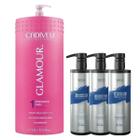 Cadiveu Shampoo Rubi Glamour 3L + Wess Kit NanoSelagem500ml