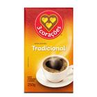 Café 3 Corações Torrado e Moído Tradicional a Vácuo - 250g - Três Corações