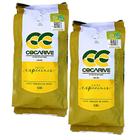 CAFÉ ESPECIAL TORRADO EM GRÃOS 500G COCARIVE Kit 2 UND