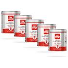 Café Moído Illy Classico Filtrado Kit 5 Latas de 125g