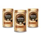 Café Solúvel Nescafé Gold Espresso Suave Kit 3 Latas 100g