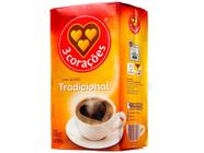 Café Torrado e Moído 3 Corações Tradicional - a Vácuo 500g