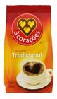 Café Torrado e Moído Tradicional 3 Corações Pacote 500g