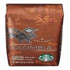 Café torrado em grãos colômbia starbucks 250g
