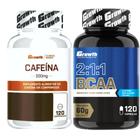 Cafeina 200mg 120 Caps + Bcaa 120 Caps Growth Supplements