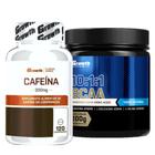 Cafeina 200mg 120 Caps + Bcaa em Pó 10:1:1 200g Growth