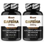 Cafeina 200mg 60 Cápsulas Growth Supplements Kit 2 Potes