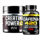 Cafeína 420 - 60 Caps + Creatina Power 300g - Pro Healthy