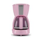 Cafeteira Britânia Inox Rosa 15 Xícaras 800W 127V