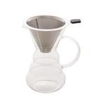 Cafeteira de Vidro 500ml Com Filtro Aço Inox Lyor