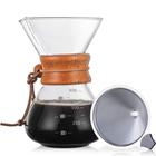 Cafeteira de Vidro Borosilicato Barista Moderna - Genérica