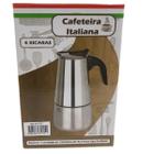 Cafeteira Expresso Italiana em Inox Design Clássico - Filó Modas