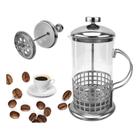 Cafeteira francesa 800ml com prensa cremeira inox para café e capuccino artesanal profissional