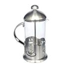 Cafeteira francesa cremeira de prensa de vidro e inox 600ml - Lin Ran