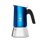 Cafeteira Italiana Bialetti Venus Inox Azul 6 Xícaras