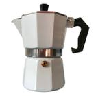 Cafeteira Italiana Café Moka 150 ml Preto Branca e Vermelha - Gira Comercio Importacao e Exp