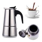 Cafeteira Italiana Espresso Aço Inox 4 Xicara Com Filtro Nf