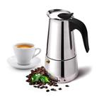 Cafeteira Italiana Inox Café Expresso 6 Xicaras Luxo